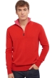 Cashmere kaschmir pullover herren polo henri rouge rose shocking 4xl