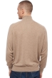 Cashmere kaschmir pullover herren polo natural vez natural brown xl