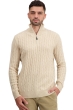 Cashmere kaschmir pullover herren polo taurus natural beige 4xl