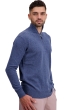 Cashmere kaschmir pullover herren polo toulon first nordic blue xl