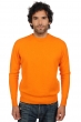 Cashmere kaschmir pullover herren rundhals nestor orange s
