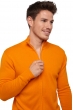 Cashmere kaschmir pullover herren strickjacke pullunder thobias first orange l