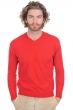 Cashmere kaschmir pullover herren v ausschnitt gaspard premium rot 4xl