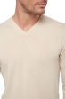 Cashmere kaschmir pullover herren v ausschnitt hippolyte natural ecru l