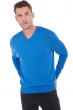 Cashmere kaschmir pullover herren v ausschnitt hippolyte tetbury blue 4xl