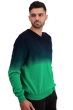 Cashmere kaschmir pullover herren v ausschnitt telaviv new green nachtblau 3xl