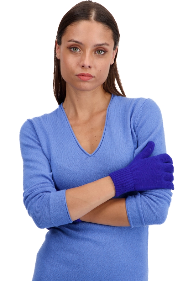 Cashmere accessoires kaschmir handschuhe manine bleu regata 22 x 13 cm
