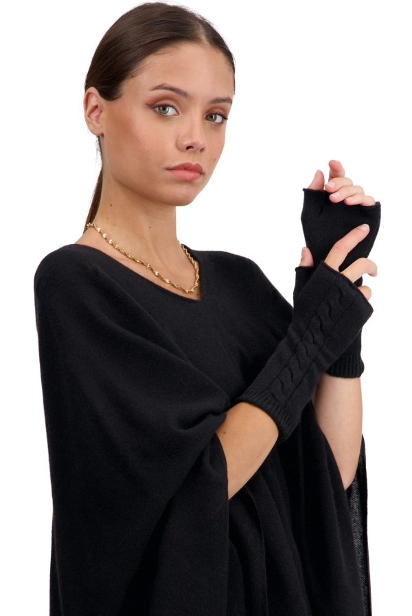 Cashmere accessoires kaschmir handschuhe tiktak schwarz einheitsgrouml sze