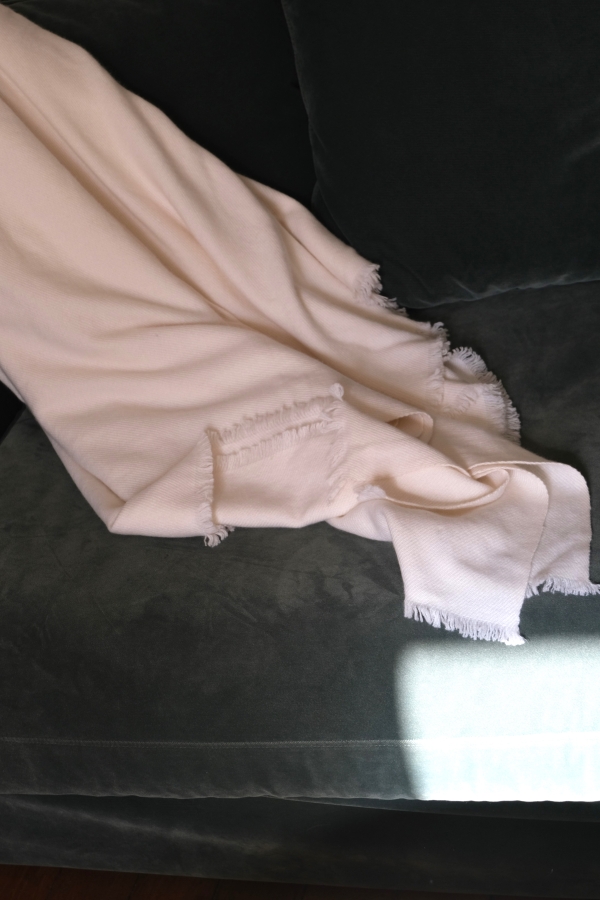 Cashmere accessoires kaschmir plaid decke toodoo plain m 180 x 220 milk 180 x 220 cm