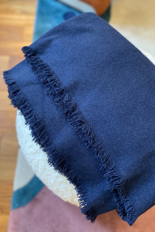Cashmere accessoires kuschelwelt toodoo plain s 140 x 200 navy blau 140 x 200 cm