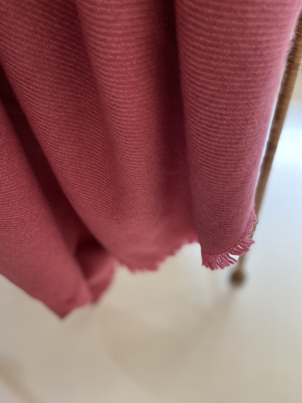 Cashmere accessoires kuschelwelt toodoo plain s 140 x 200 rosenholz 140 x 200 cm