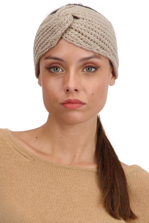 Cashmere accessoires neu taka natural brown 22 x 10 cm