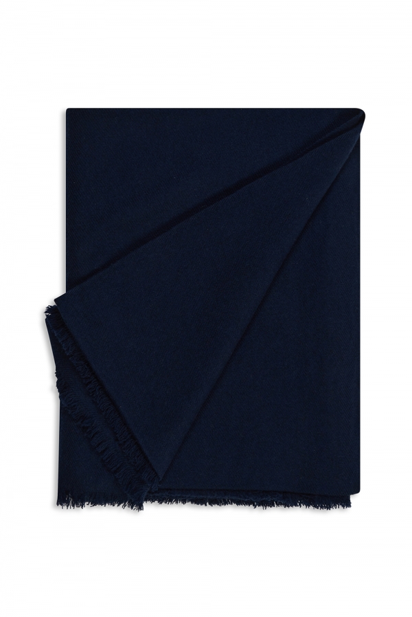 Cashmere accessoires neu toodoo plain s 140 x 200 navy blau 140 x 200 cm