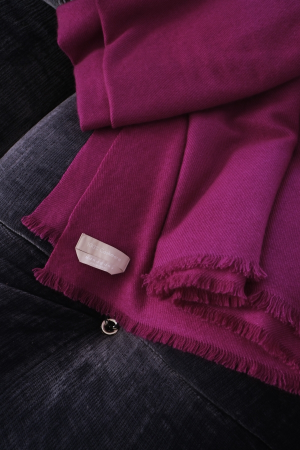 Cashmere accessoires toodoo plain s 140 x 200 amethyst 140 x 200 cm