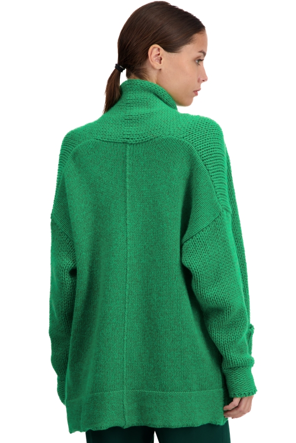 Cashmere kaschmir pullover damen dicke vienne basil new green xs