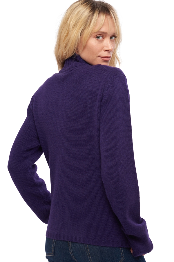 Cashmere kaschmir pullover damen die zeitlosen elodie deep purple s