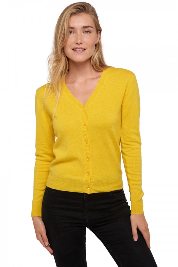 Cashmere kaschmir pullover damen gunstig taline sunny yellow m