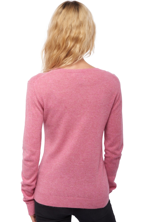 Cashmere kaschmir pullover damen rundhalsausschnitt thalia carnation pink l