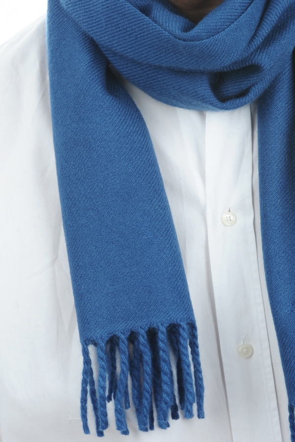 Cashmere kaschmir pullover damen schals zak170 preussischblau 170 x 25 cm