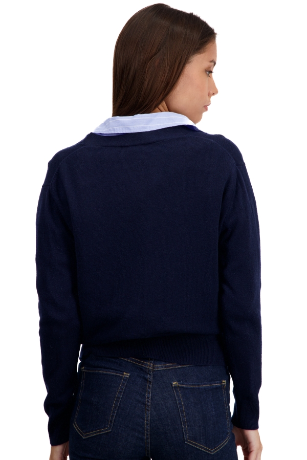 Cashmere kaschmir pullover damen strickjacken cardigan talitha nachtblau 4xl