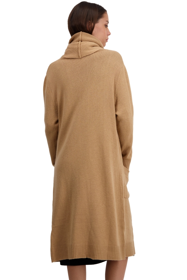 Cashmere kaschmir pullover damen strickjacken cardigan thonon camel 4xl