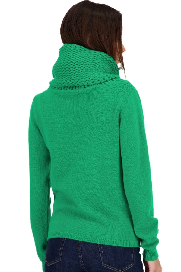 Cashmere kaschmir pullover damen tisha new green 4xl