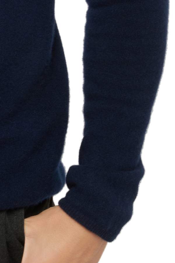 Cashmere kaschmir pullover herren dicke cilio nachtblau basil 2xl