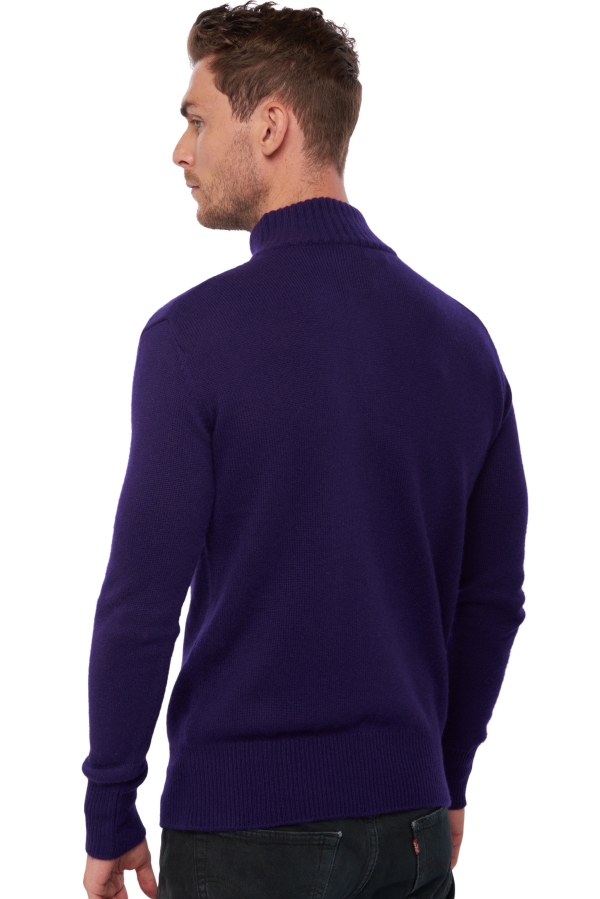 Cashmere kaschmir pullover herren dicke donovan deep purple m