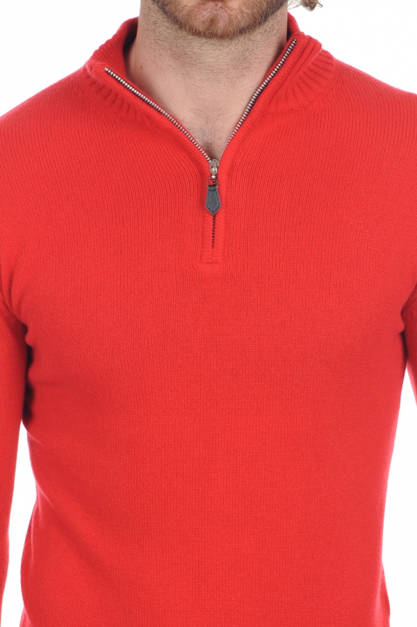 Cashmere kaschmir pullover herren dicke donovan premium rot 2xl