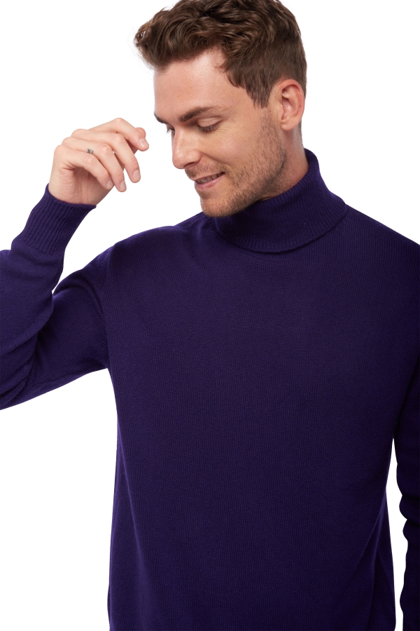 Cashmere kaschmir pullover herren dicke edgar 4f deep purple m