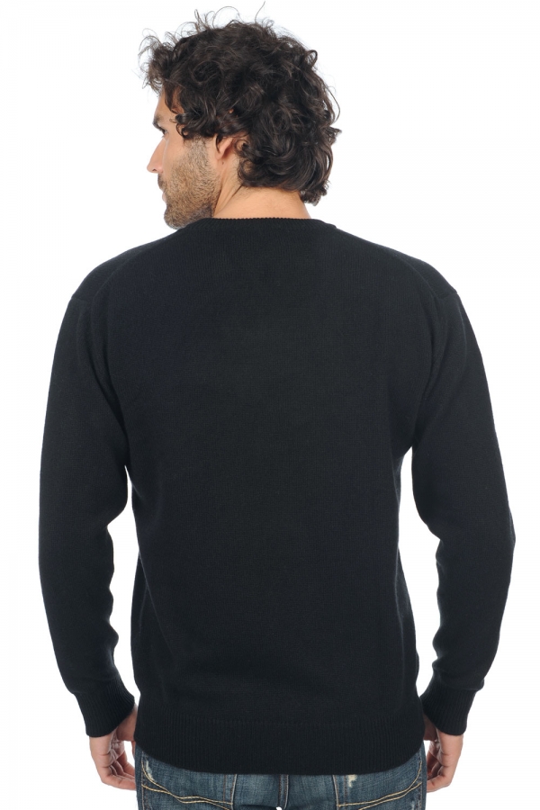 Cashmere kaschmir pullover herren dicke hippolyte 4f premium black 4xl