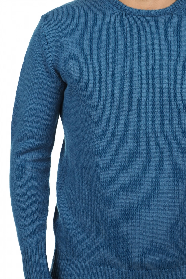 Cashmere kaschmir pullover herren die zeitlosen bilal entenblau 2xl