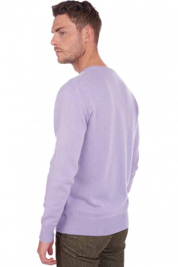 Cashmere kaschmir pullover herren die zeitlosen hippolyte 4f bluhender lavendel l
