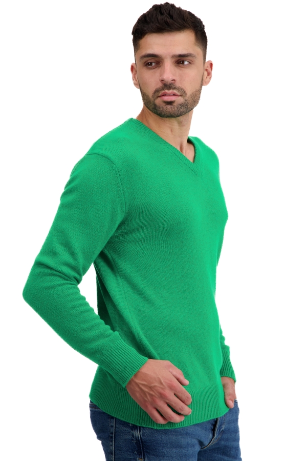 Cashmere kaschmir pullover herren die zeitlosen hippolyte 4f new green l