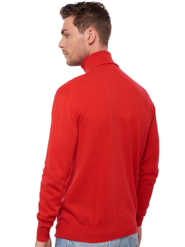 Cashmere kaschmir pullover herren edgar rouge 4xl