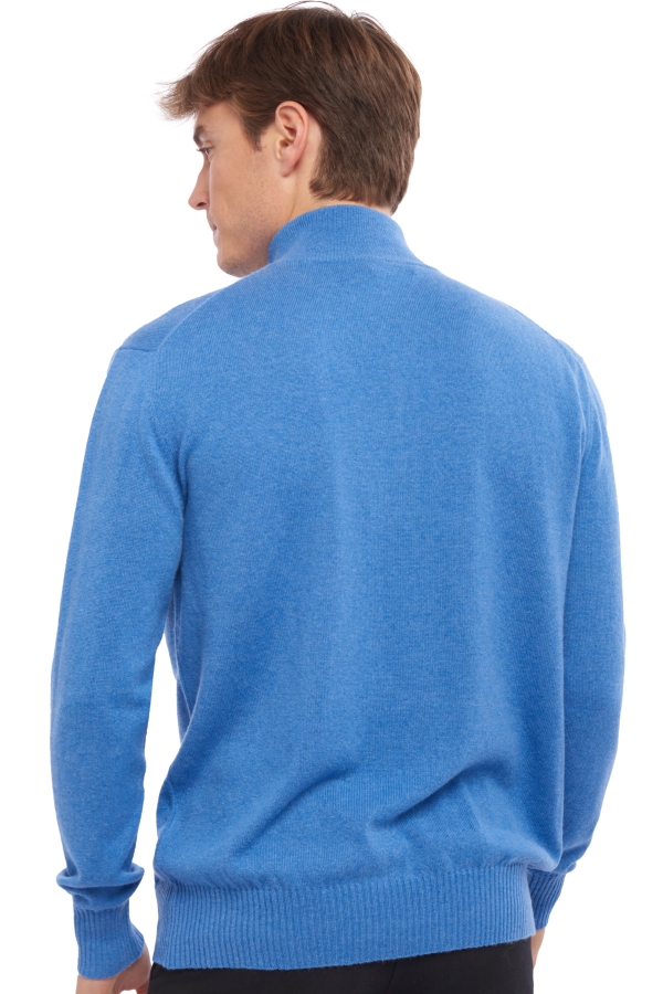 Cashmere kaschmir pullover herren henri blau meliert graubraun 2xl