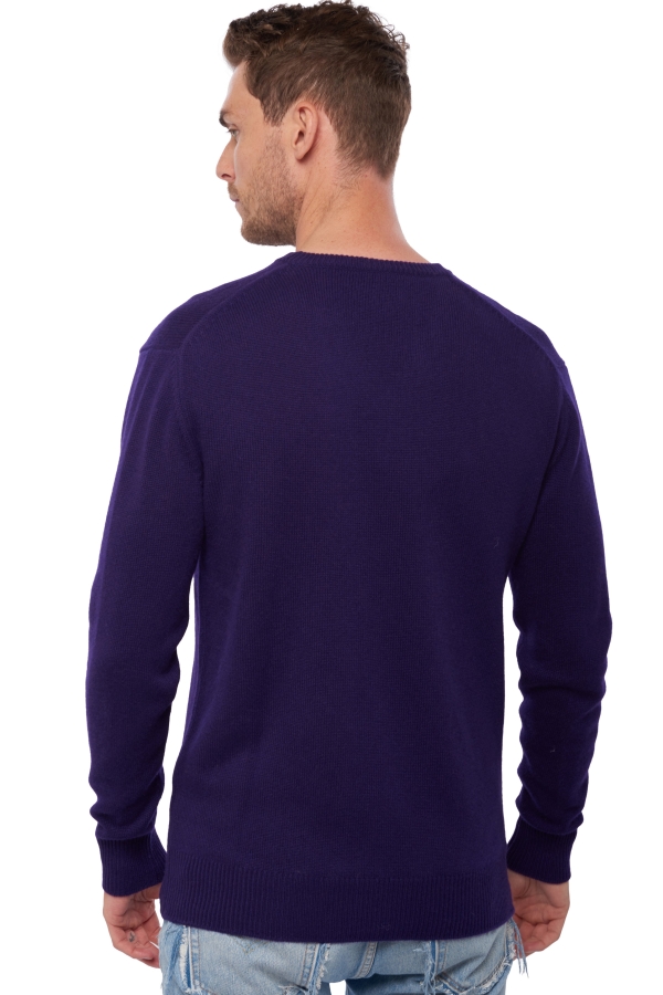 Cashmere kaschmir pullover herren hippolyte 4f deep purple m