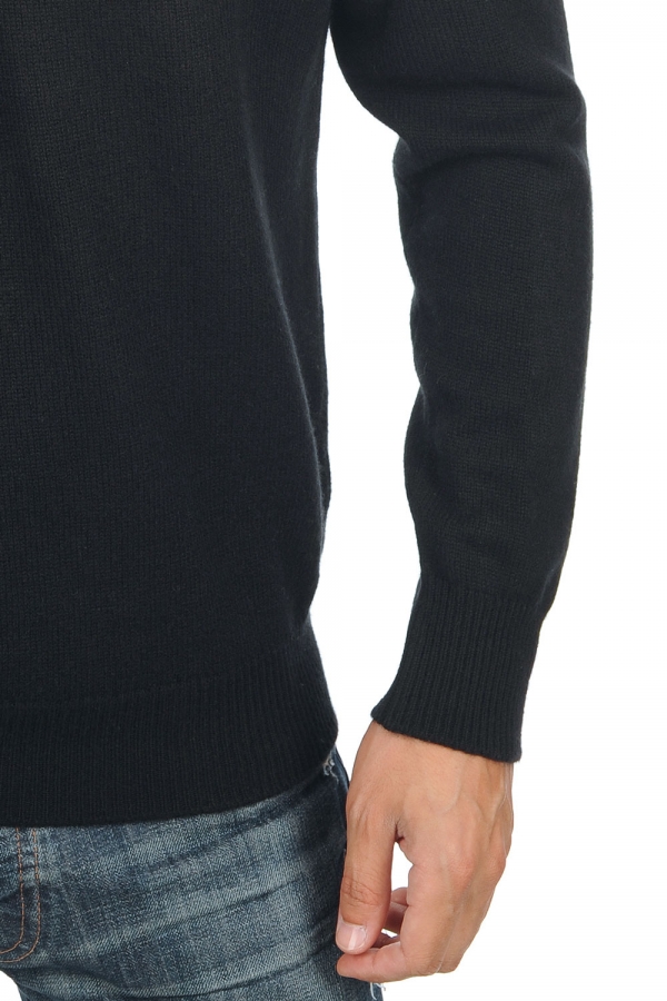 Cashmere kaschmir pullover herren hippolyte 4f premium black l