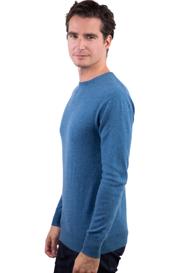 Cashmere kaschmir pullover herren keaton manor blue 4xl