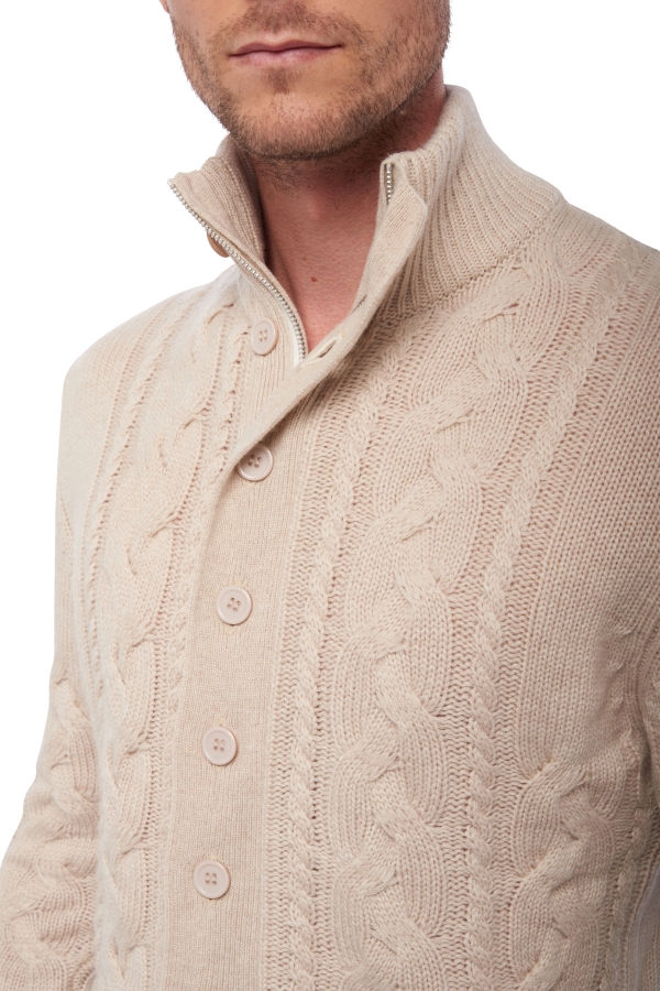 Cashmere kaschmir pullover herren loris natural beige xs