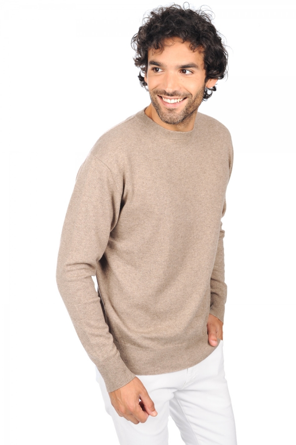 Cashmere kaschmir pullover herren nestor premium dolma natural 2xl
