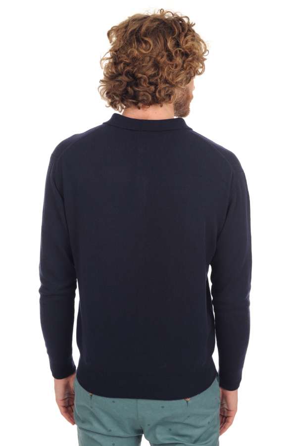 Cashmere kaschmir pullover herren polo alexandre premium premium navy 4xl