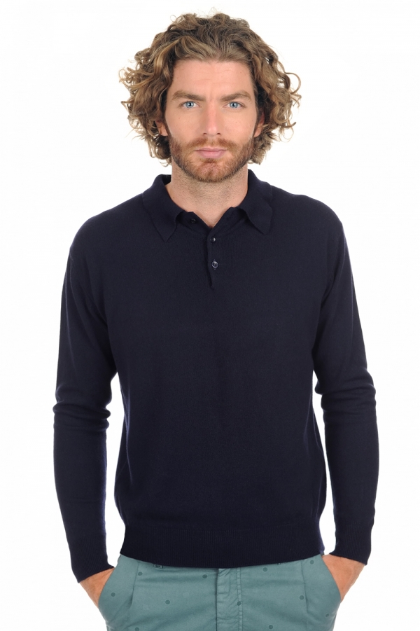 Cashmere kaschmir pullover herren polo alexandre premium premium navy xs
