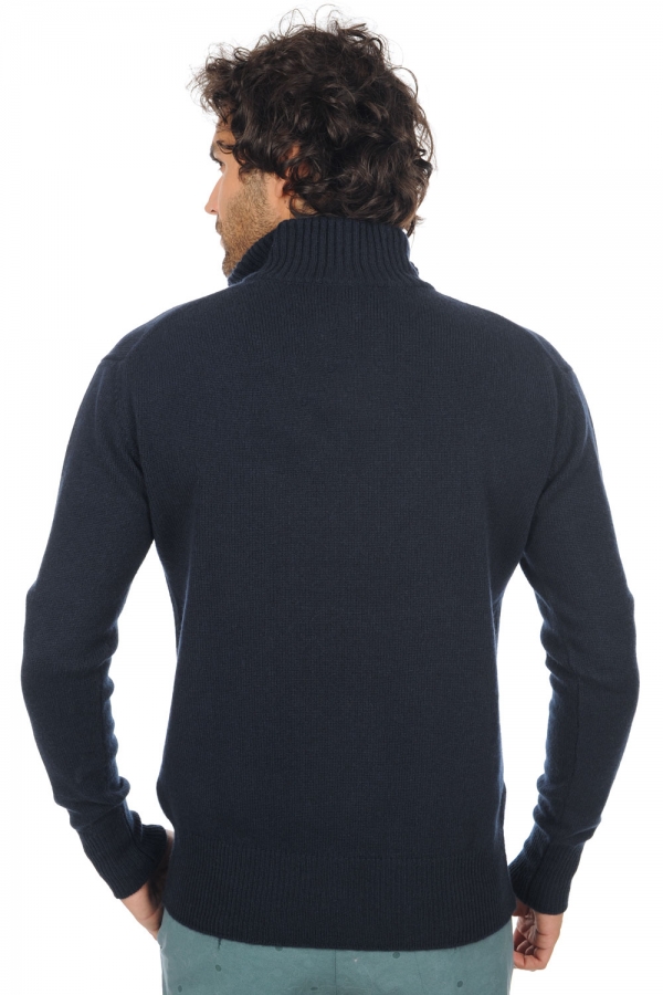 Cashmere kaschmir pullover herren polo donovan nachtblau 4xl