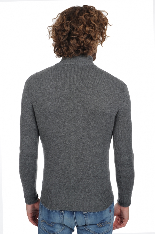Cashmere kaschmir pullover herren polo donovan premium premium graphite 2xl
