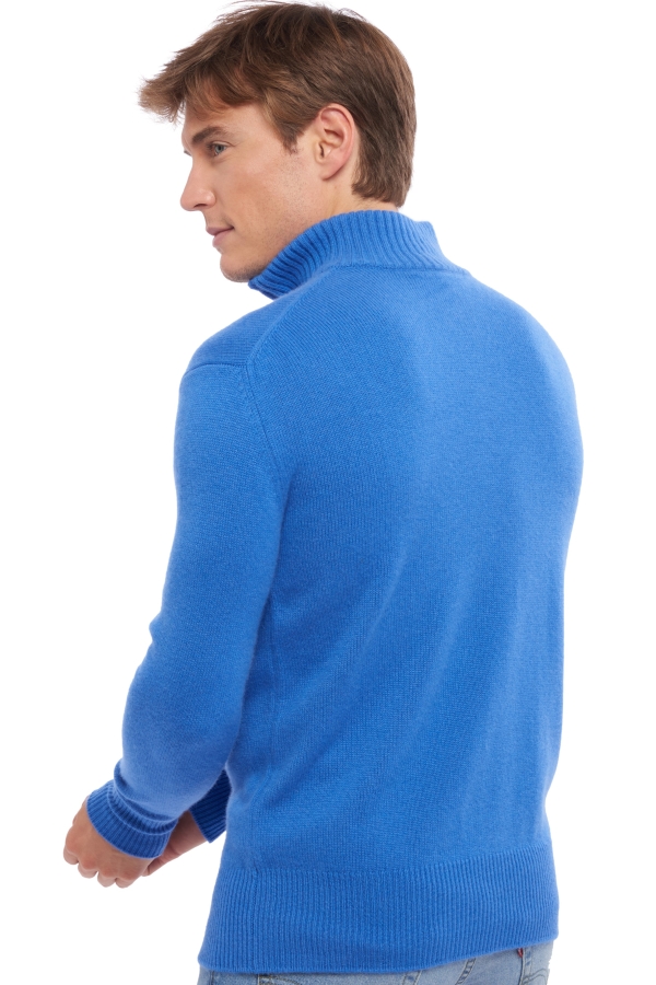 Cashmere kaschmir pullover herren polo donovan tetbury blue m