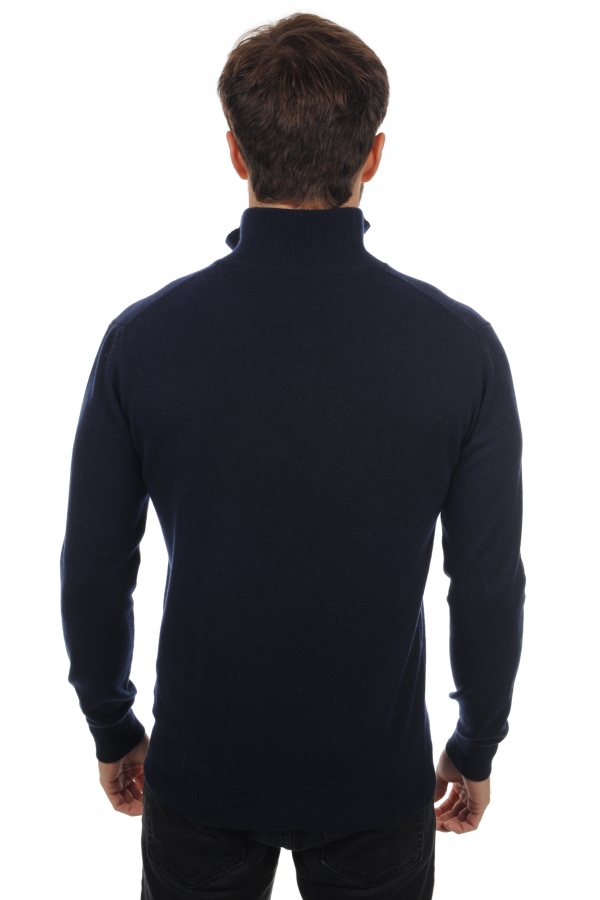 Cashmere kaschmir pullover herren polo gauvain nachtblau ultramarin 3xl