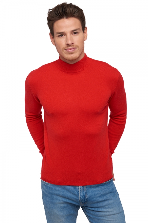 Cashmere kaschmir pullover herren rollkragen frederic rouge 3xl