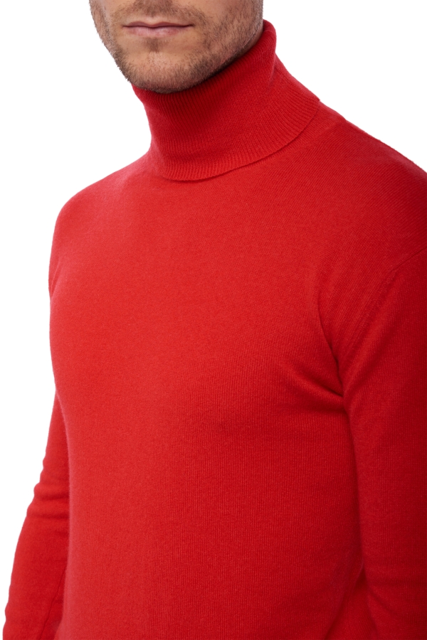 Cashmere kaschmir pullover herren rollkragen preston rouge xs