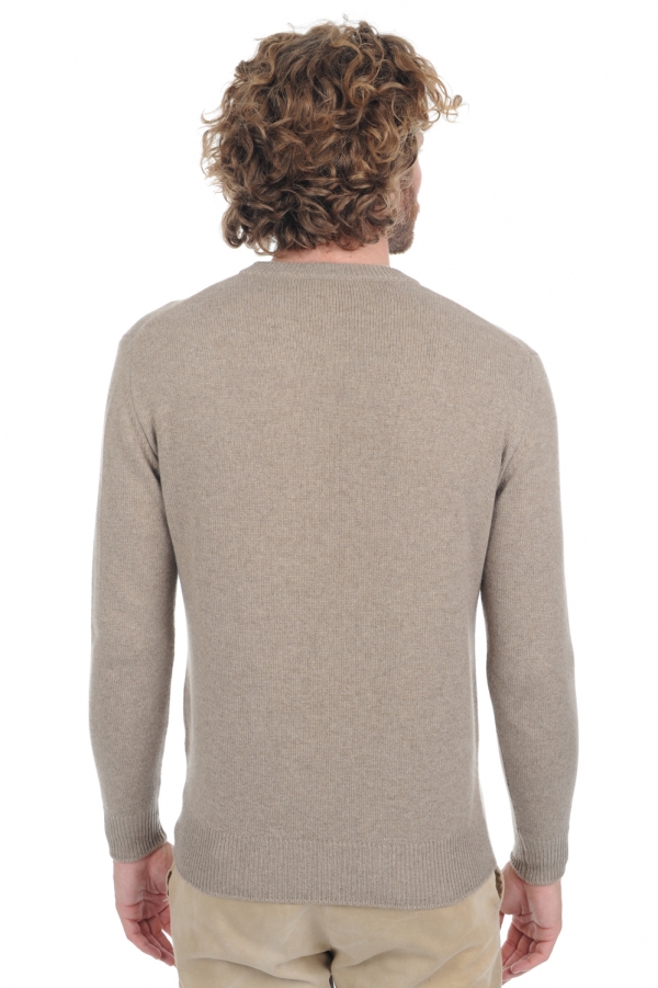 Cashmere kaschmir pullover herren rundhals nestor 4f premium dolma natural 4xl